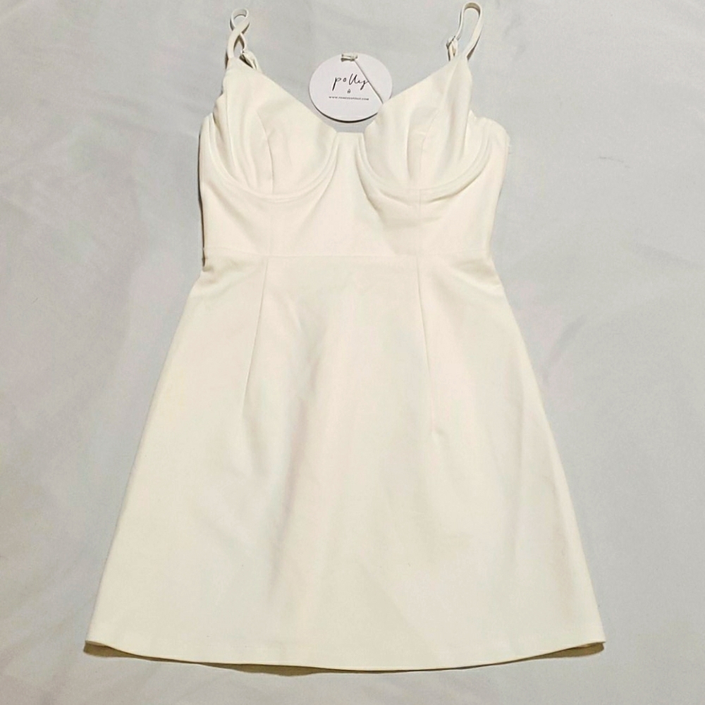 NOVELLA MINI DRESS WHITE